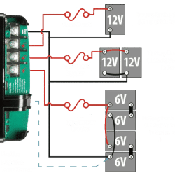 Enerdrive 40A 12V charger wiring