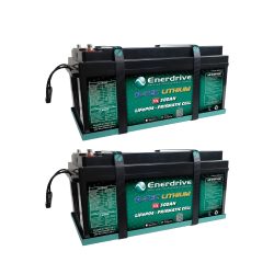 2x Enerdrive 300Ah Lithium Battery Bundle