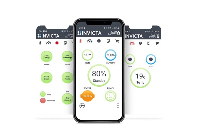 Invicta Lithium Bluetooth App