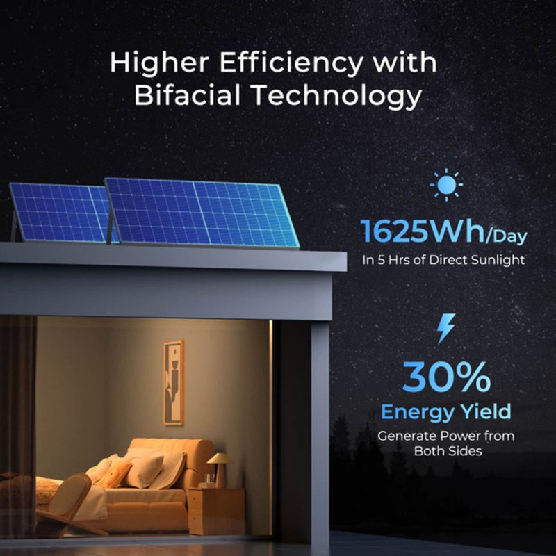 Renogy 250 Watt Bifacial Solar Panel-4